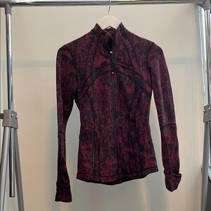 Lululemon Maroon Patterned Jacket